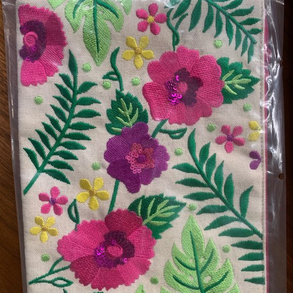 Lot of 3 Tropics Tote Bag pouch and Luggage tag by Izzy and Oliver - Picture 3 of 15